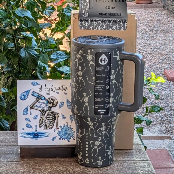 HydroJug Other - LIMITED EDITION HydroJug 40oz Traveler, 💀DEAD SERIOUS 💀